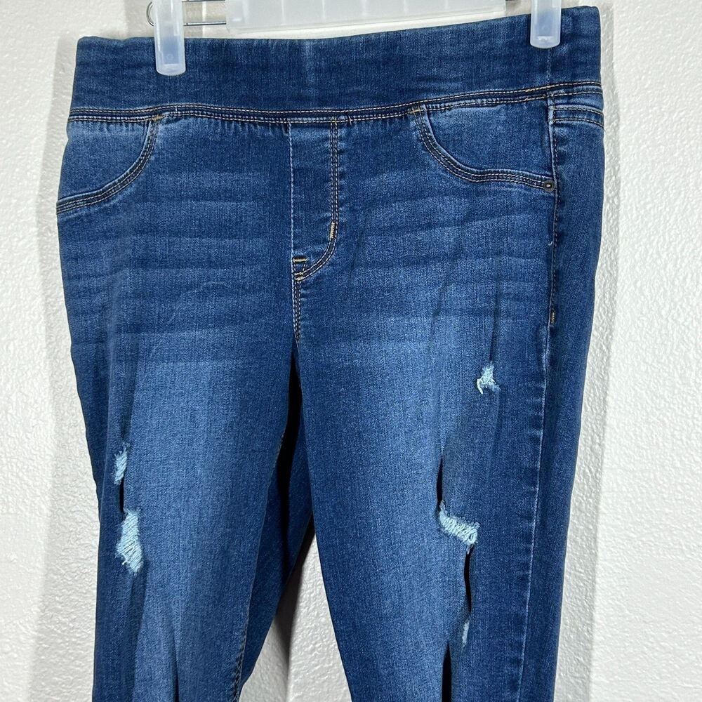 Old Navy Rockstar‎ Jeggings Womens Size 4 Blue Distressed Stretch Skinny Jeans